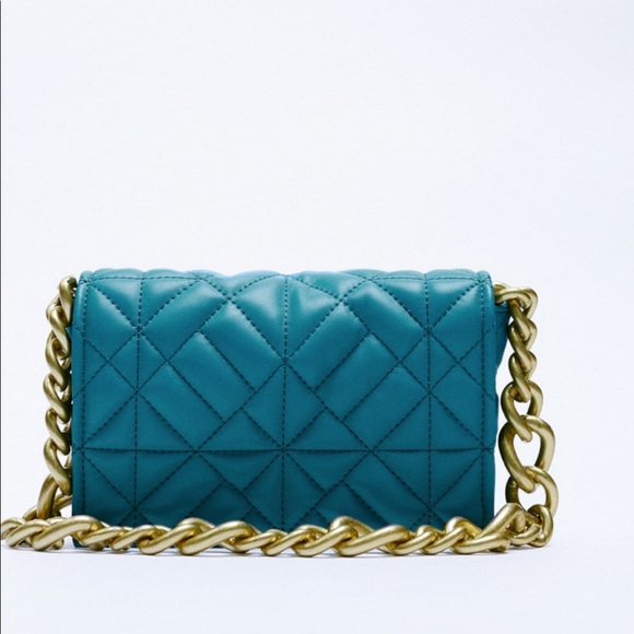 Zara Bags Zara Quilted Chain Strap Shoulder Bag Poshmark